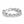 Patterned Belcher BRACELET 12MM Albert Clasp (White Gold Filled)