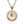 Queen Elizabeth II White Diamond Pendant Belcher Chain (Gold Filled)