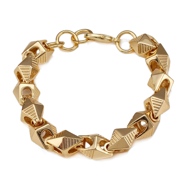 Pyramid BRACELET (Gold Filled)